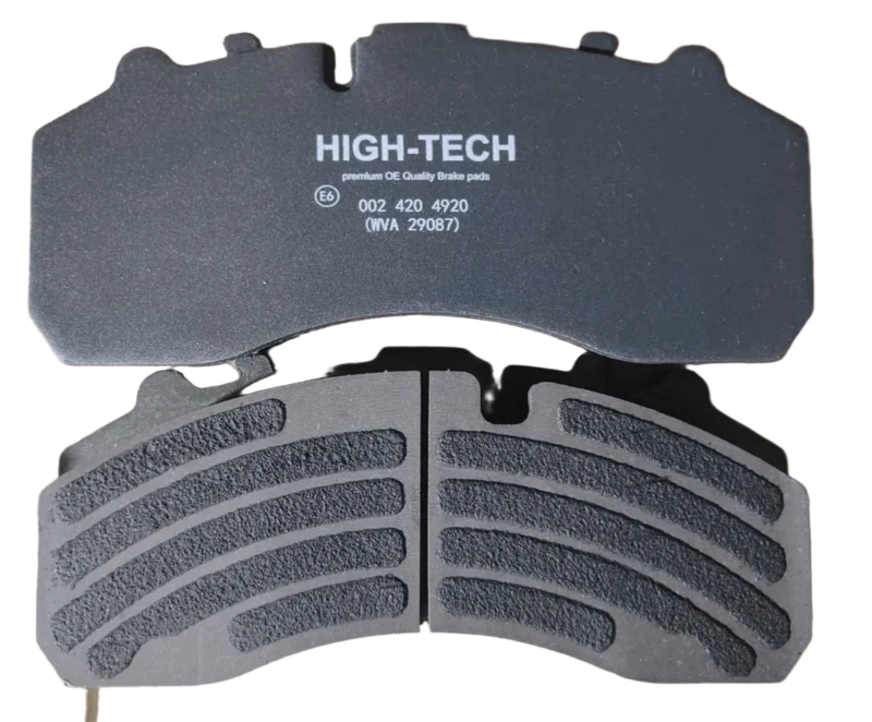 Copper-Free Ceramic Brake Pads for Commercial Vehicles